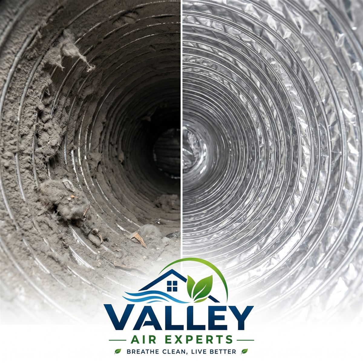 Air Duct Cleaning before and after